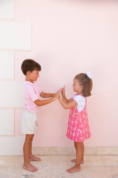 TBBC Channing Choo Choo Jumper: Braselton Bows (Romany Rose)