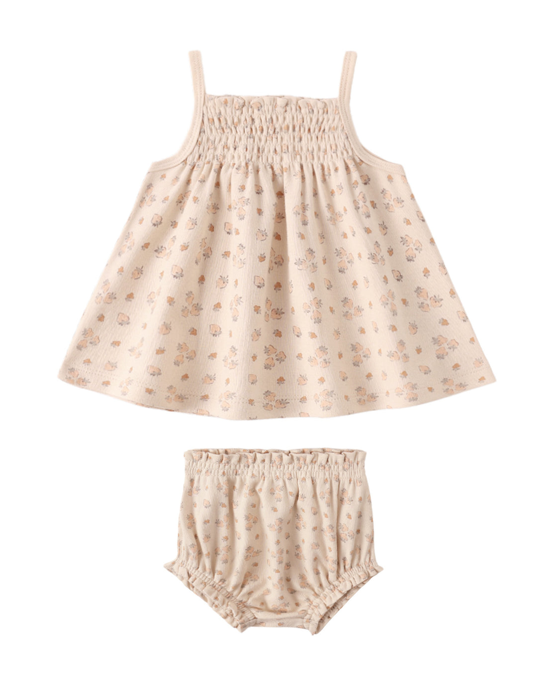 Smocked Tank + Bloomer Set: Strawberries