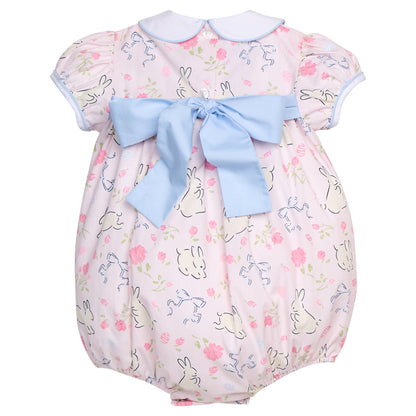 Short Sleeve Natalie Bubble: Bunny Blooms