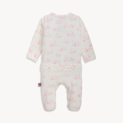 Sweeter Than Hunny Magnetic Footie W Ruffle