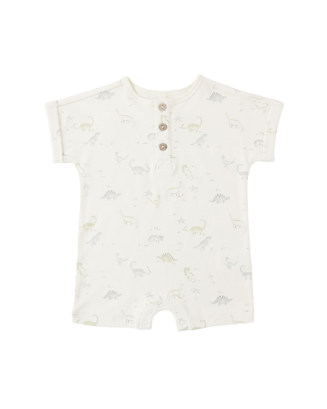 Short Sleeve One-Piece: Dinosaur