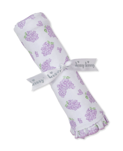 Lilac Love Ruffle Blanket