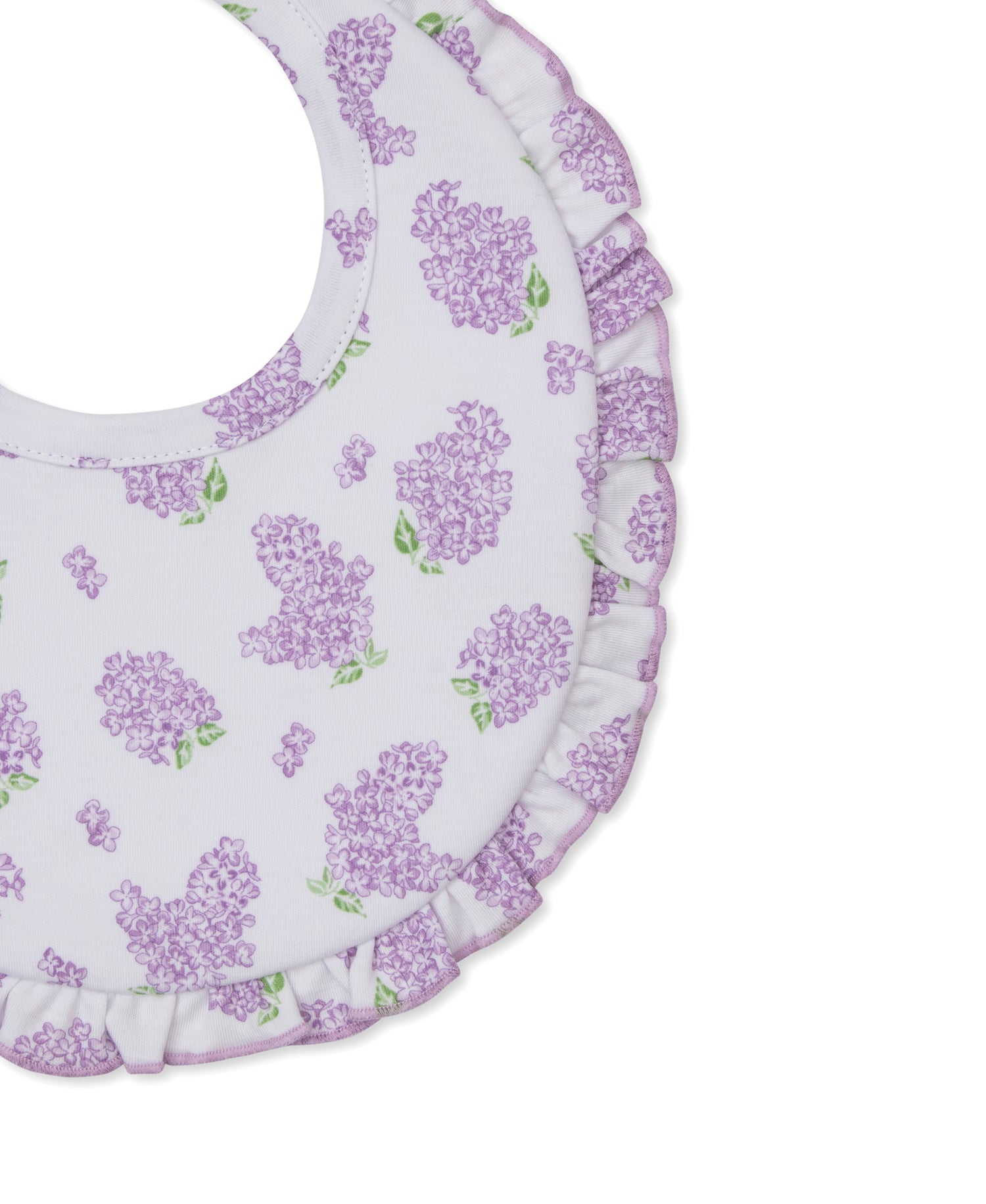 Lilac Love Ruffle Bib