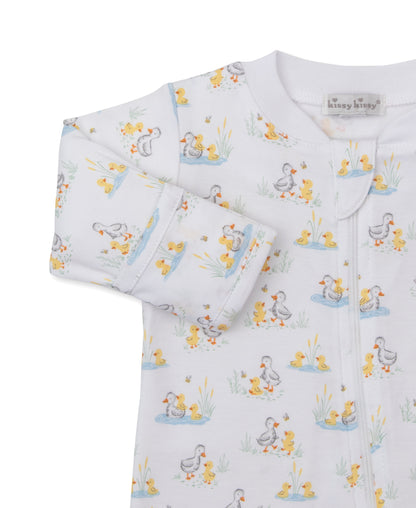 Duck Pond Paddles Zipper Footie