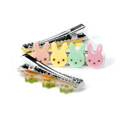 Bunnies, Carrots &amp; Chicks Hair Clips