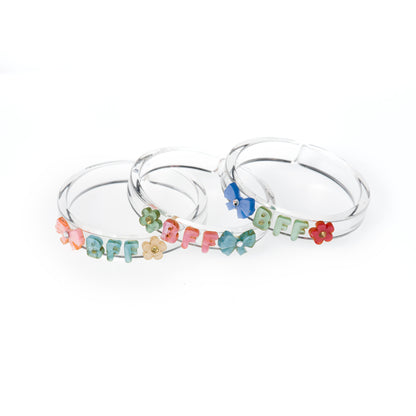 Bows Best Friends Forever Pastel Bangles (Set of 3)