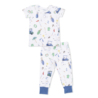 Golf Things Short Sleeve Loungewear Set