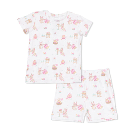 Easter Egg Hunt Pink Loungewear Short Set