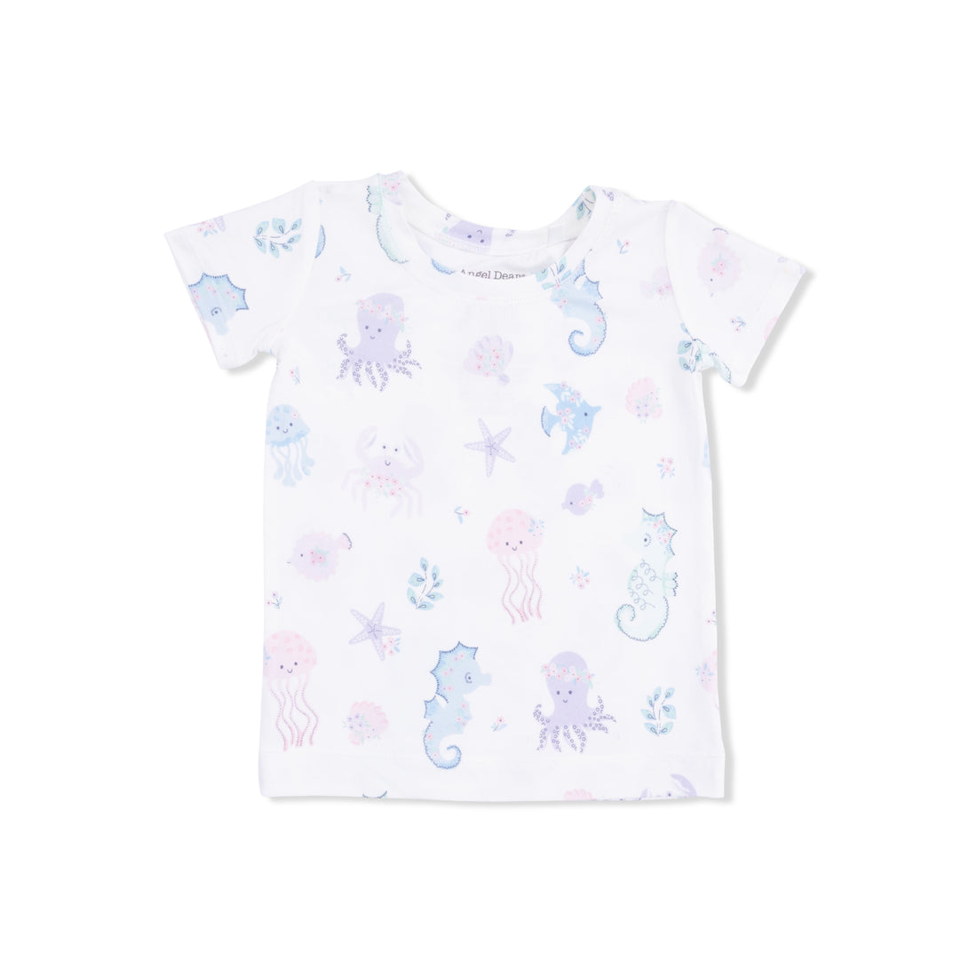 Floral Sea Creatures Loungewear Short Set