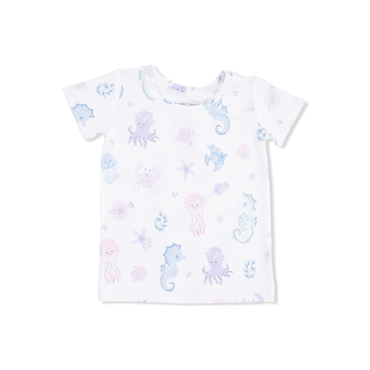 Floral Sea Creatures Loungewear Short Set