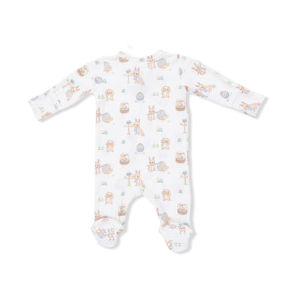 Easter Egg Hunt Uni 2 Way Zipper Footie
