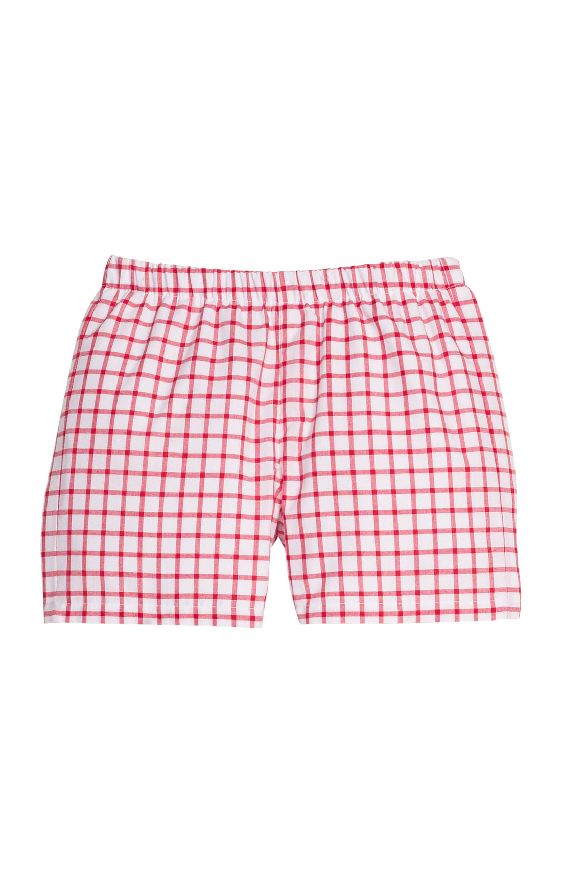 Basic Short: Red Windowpane