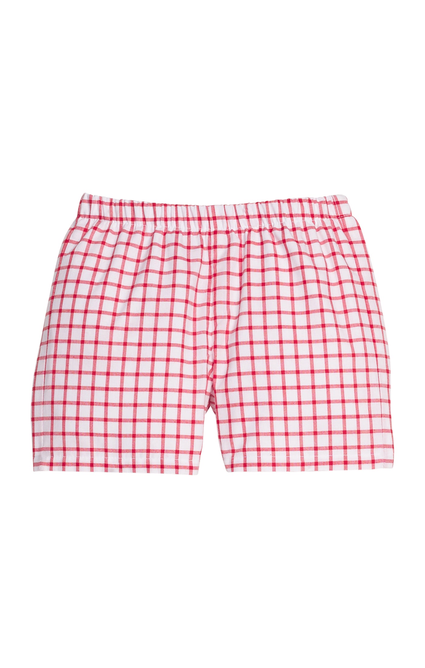 Basic Short: Red Windowpane