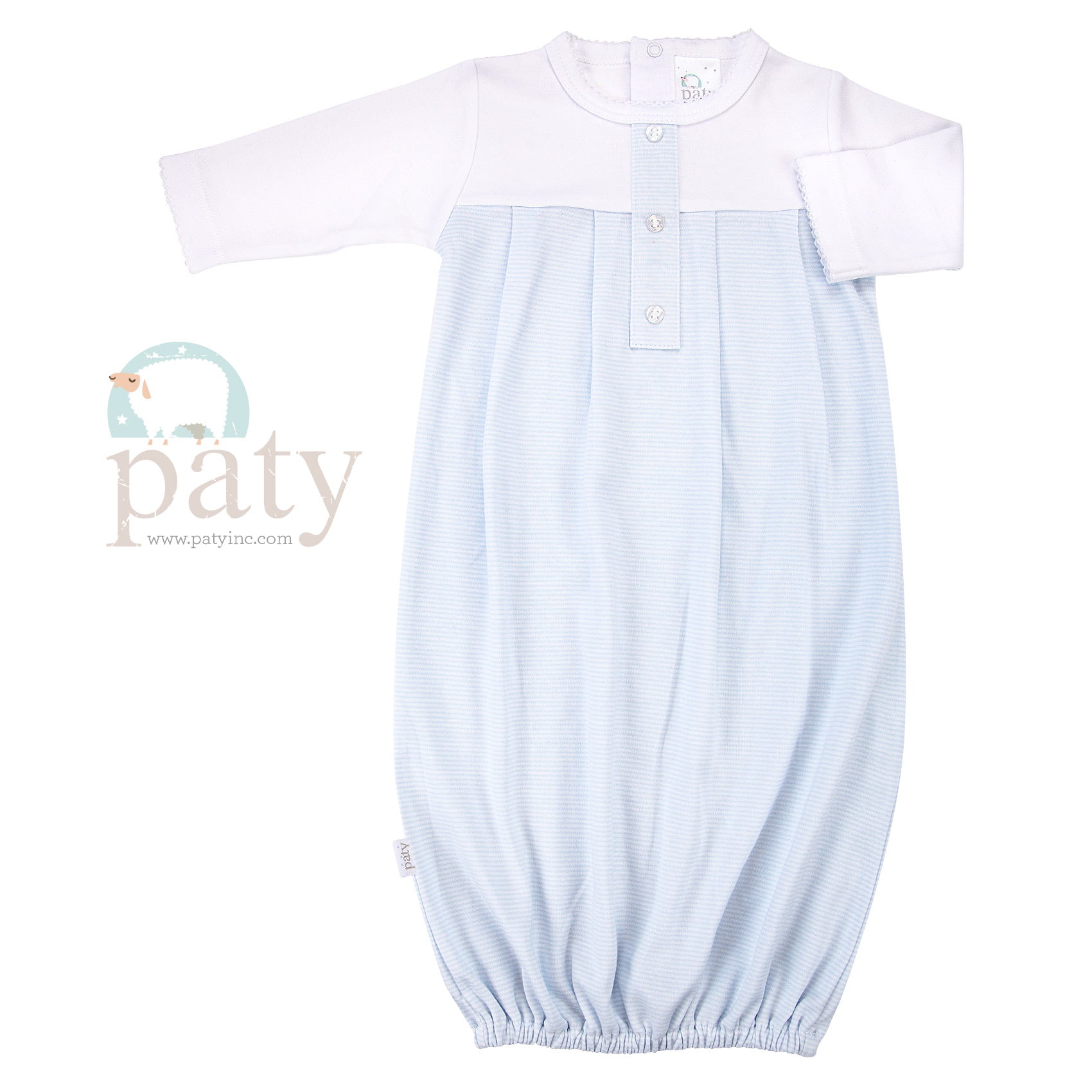 Sweet Stripes Pima Gown