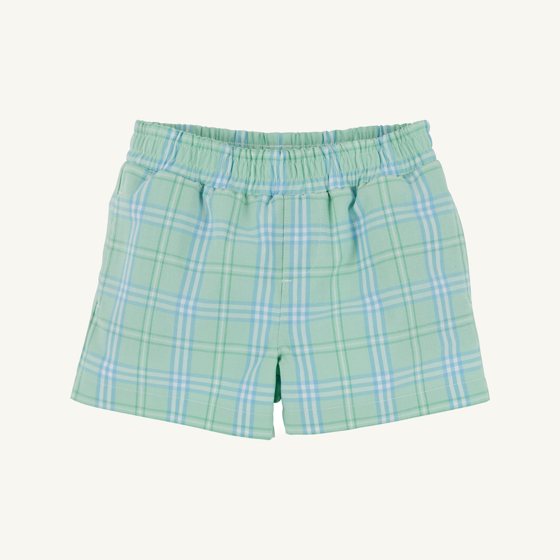 Sheffield Shorts: Pelham Bay Plaid (Green)