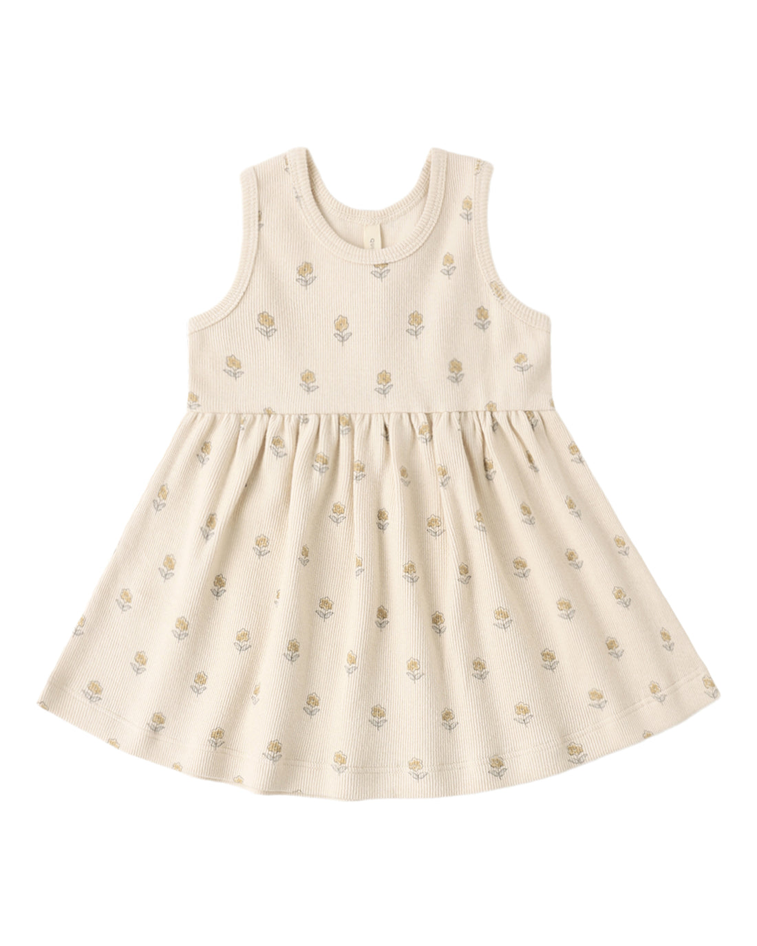 Ribbed Tank Dress: Buttercup