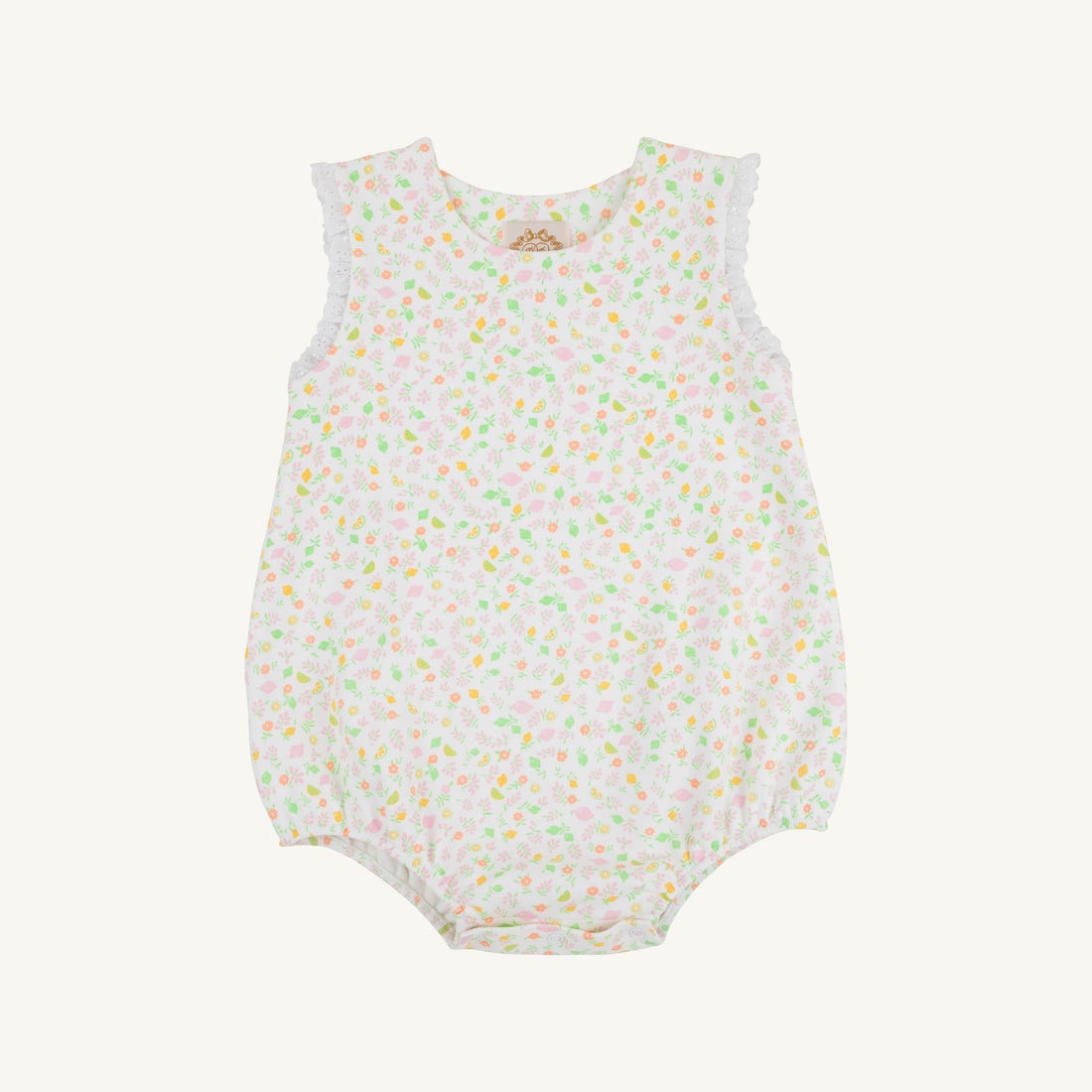 TBBC Heavy Weight Knit Brooksy Bubble: Citrus Style/Worth Ave White