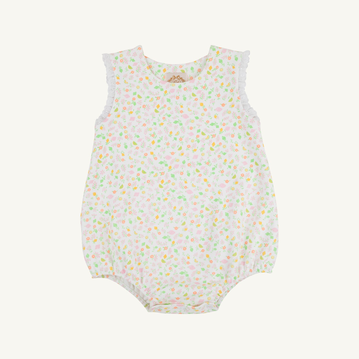 TBBC Heavy Weight Knit Brooksy Bubble: Citrus Style/Worth Ave White