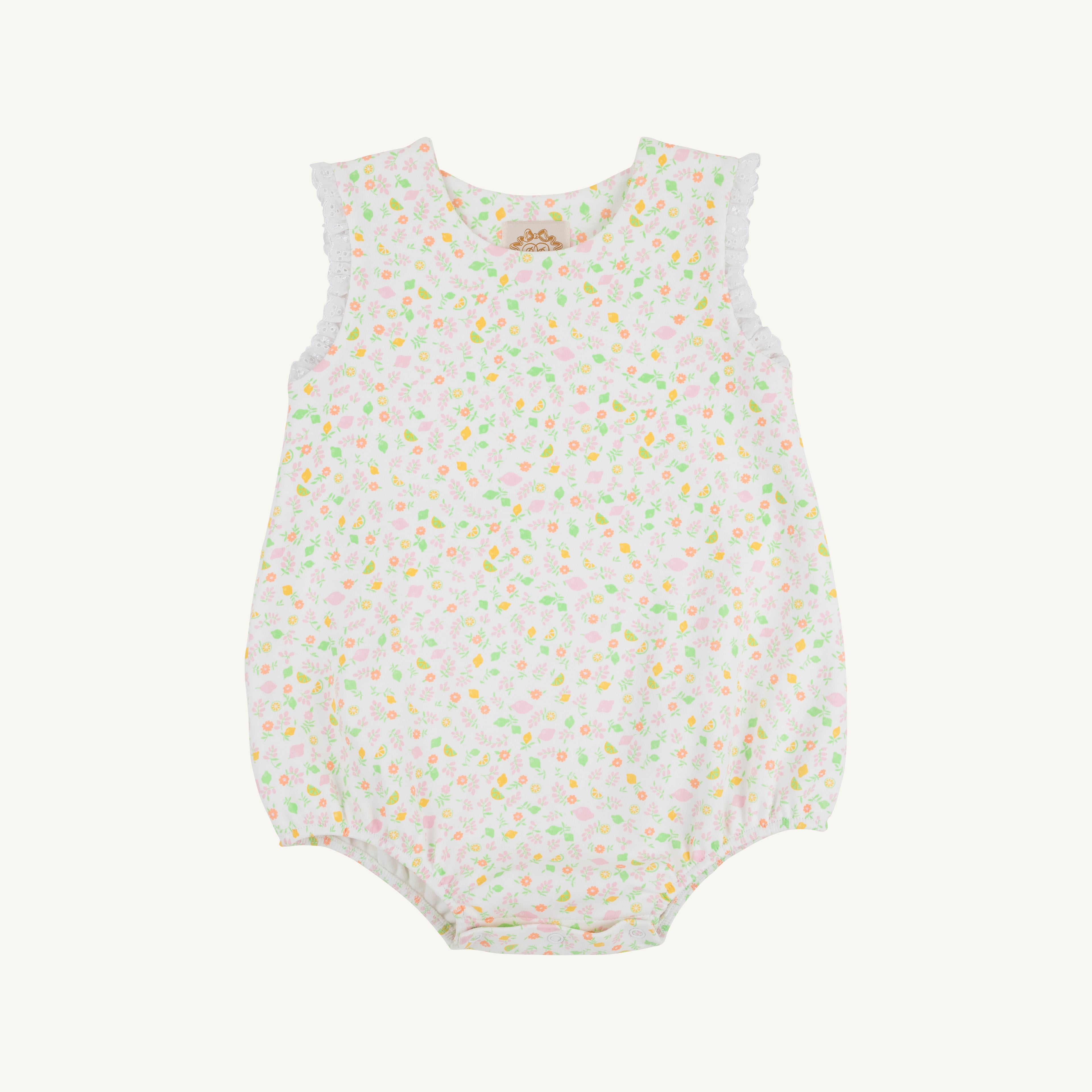 TBBC Heavy Weight Knit Brooksy Bubble: Citrus Style/Worth Ave White