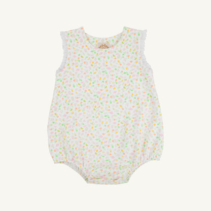 TBBC Heavy Weight Knit Brooksy Bubble: Citrus Style/Worth Ave White