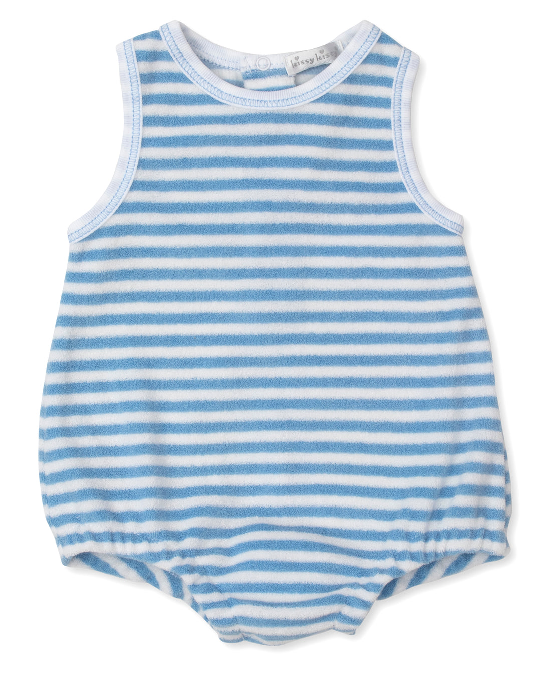 Cabana Terrycloth Bubble: Light Blue Stripe