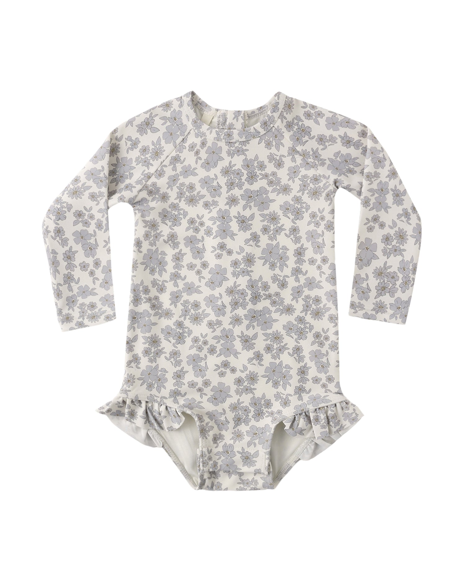 Blue Floral Olivia Rashguard One-Piece