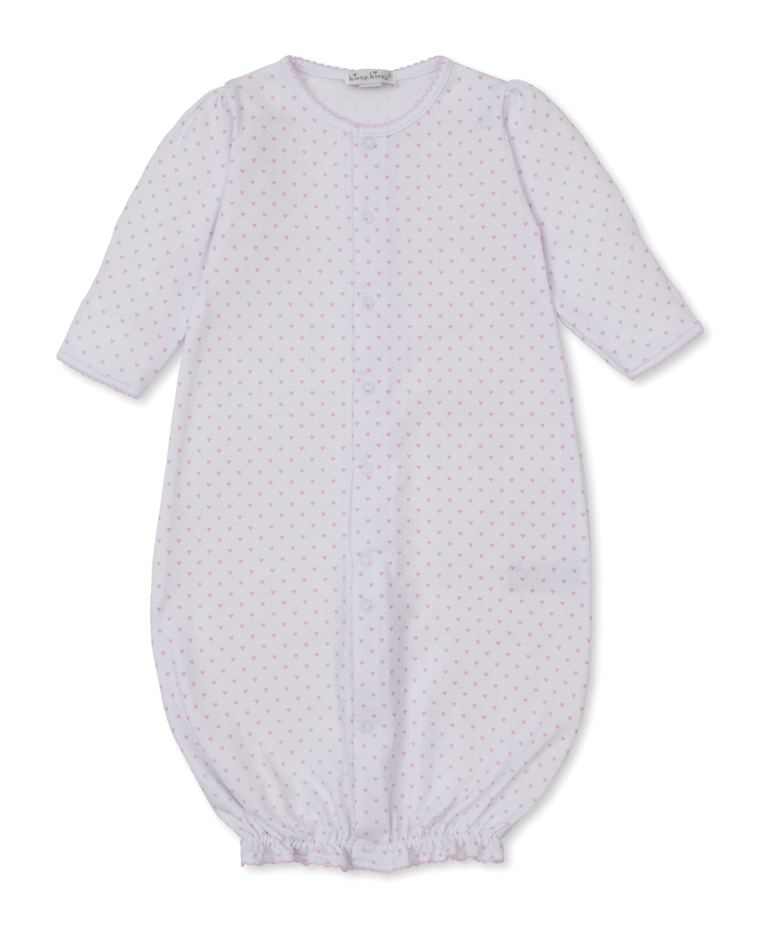 Teddy Bear Love Converter Gown: Light Pink Hearts