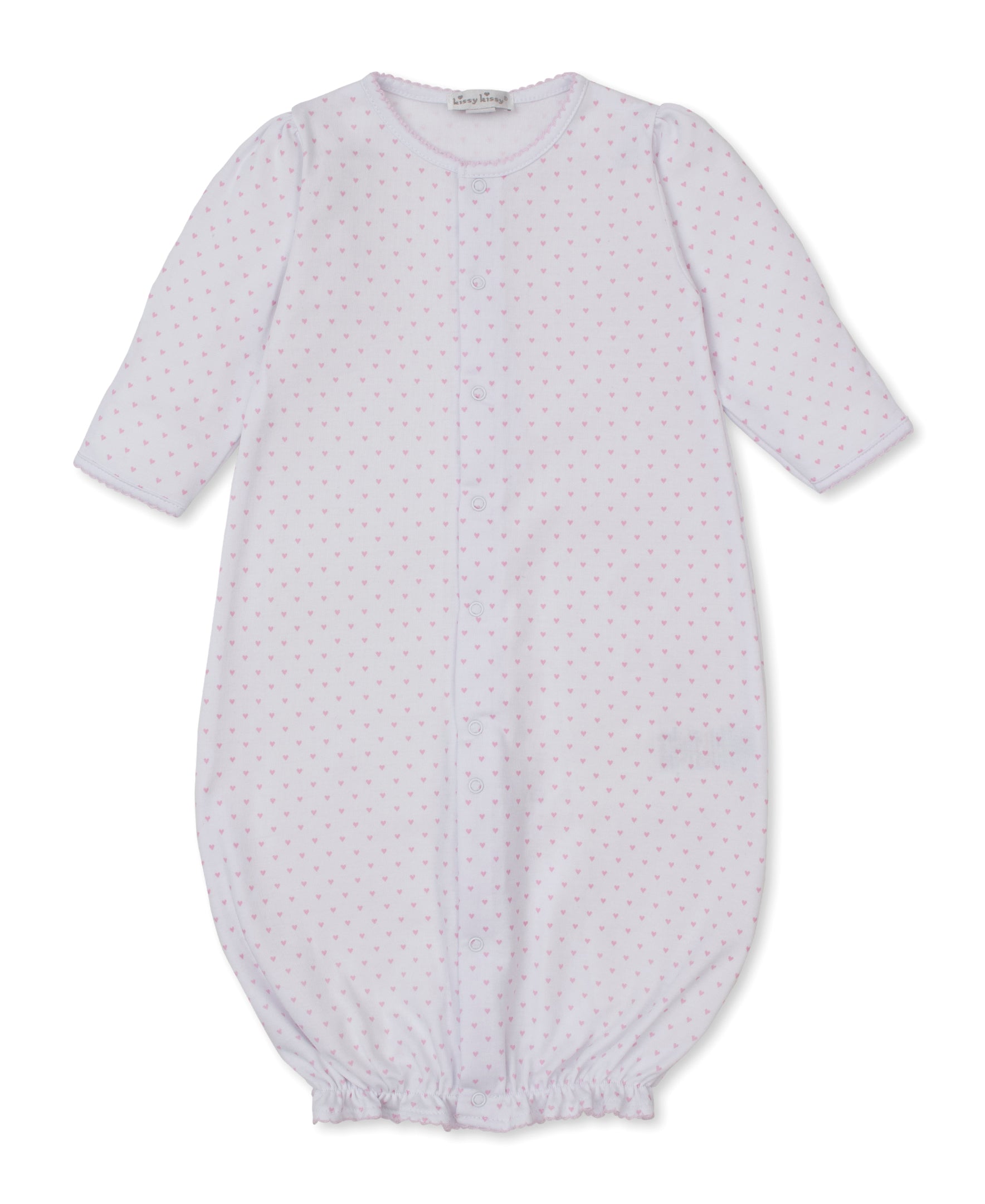 Teddy Bear Love Converter Gown: Light Pink Hearts