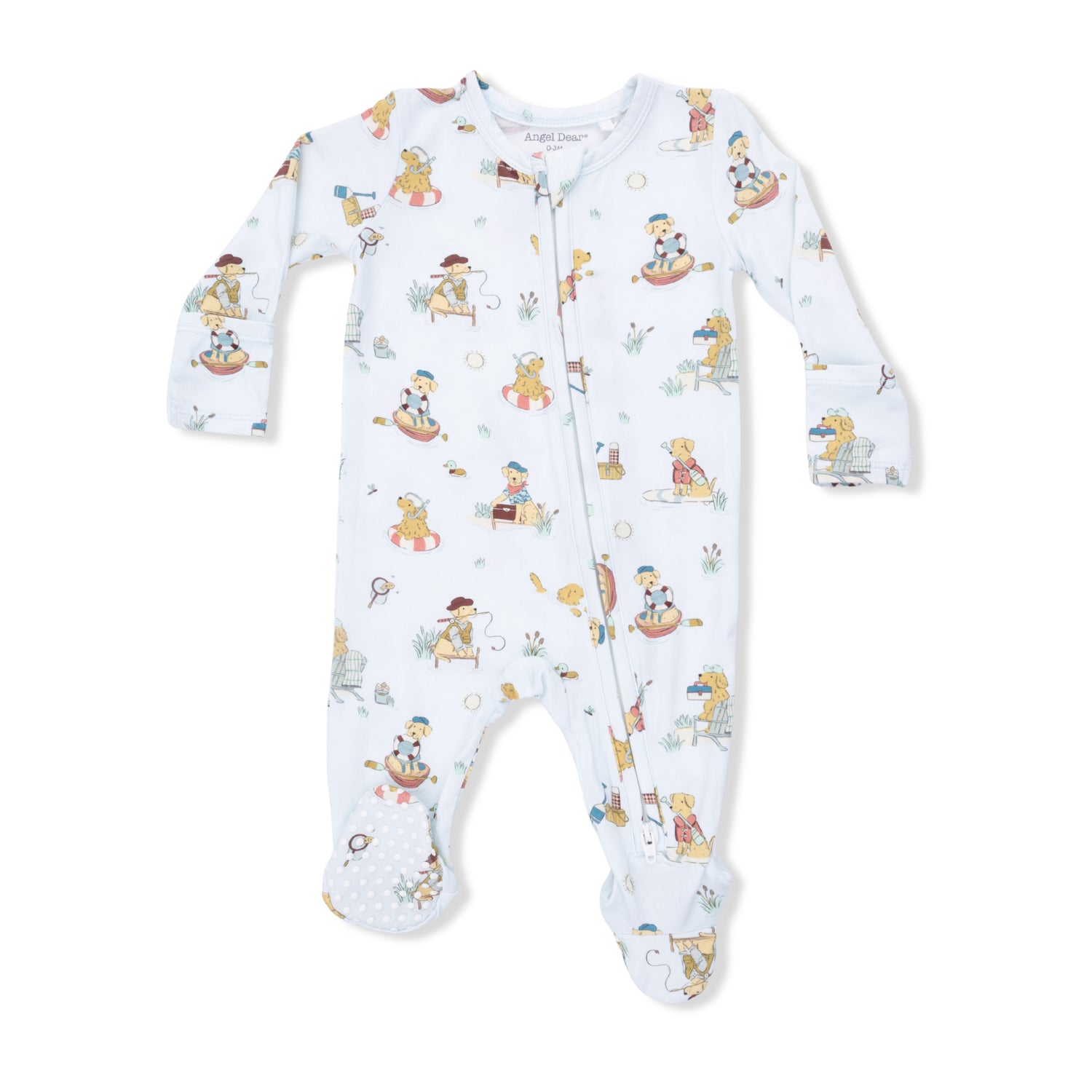 Lake Buddy Dogs 2 Way Zipper Footie