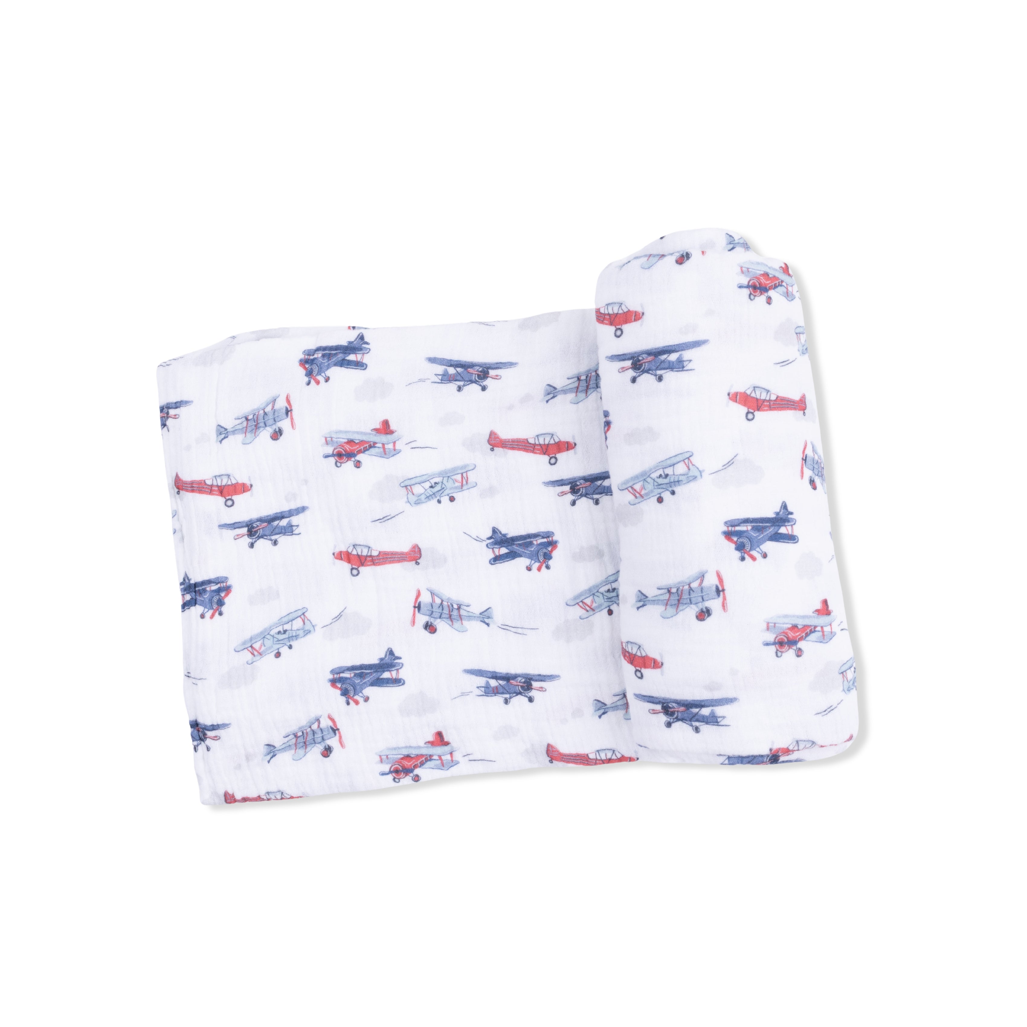 Vintage Planes Swaddle Blanket