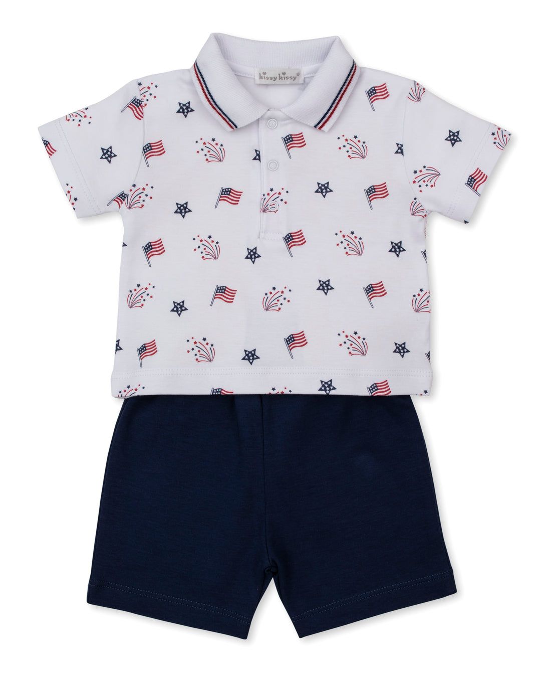 Star Spangled Freedom Polo Short Set