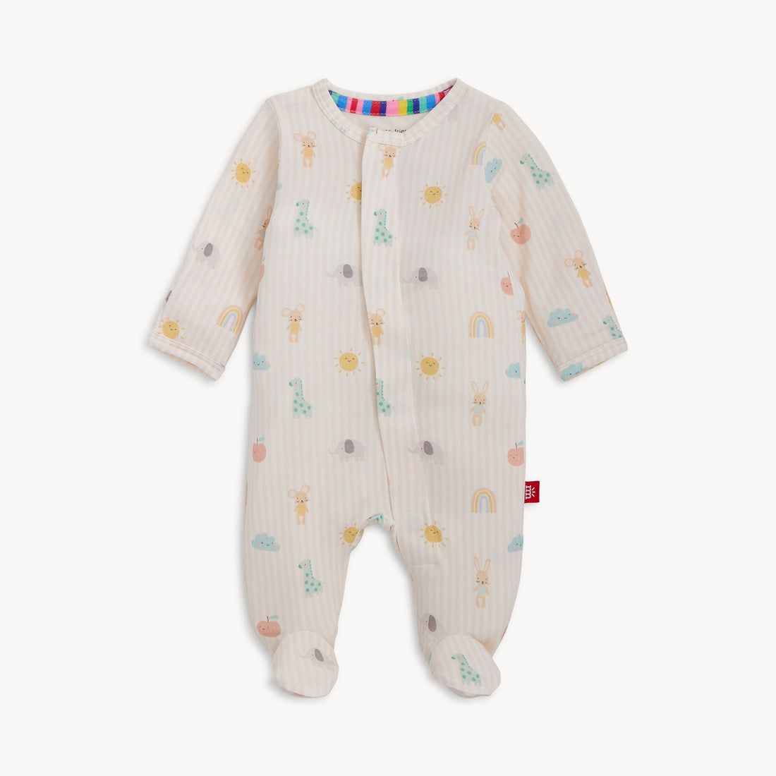 Lullaby Sky Modal Magnetic Footie: Pink