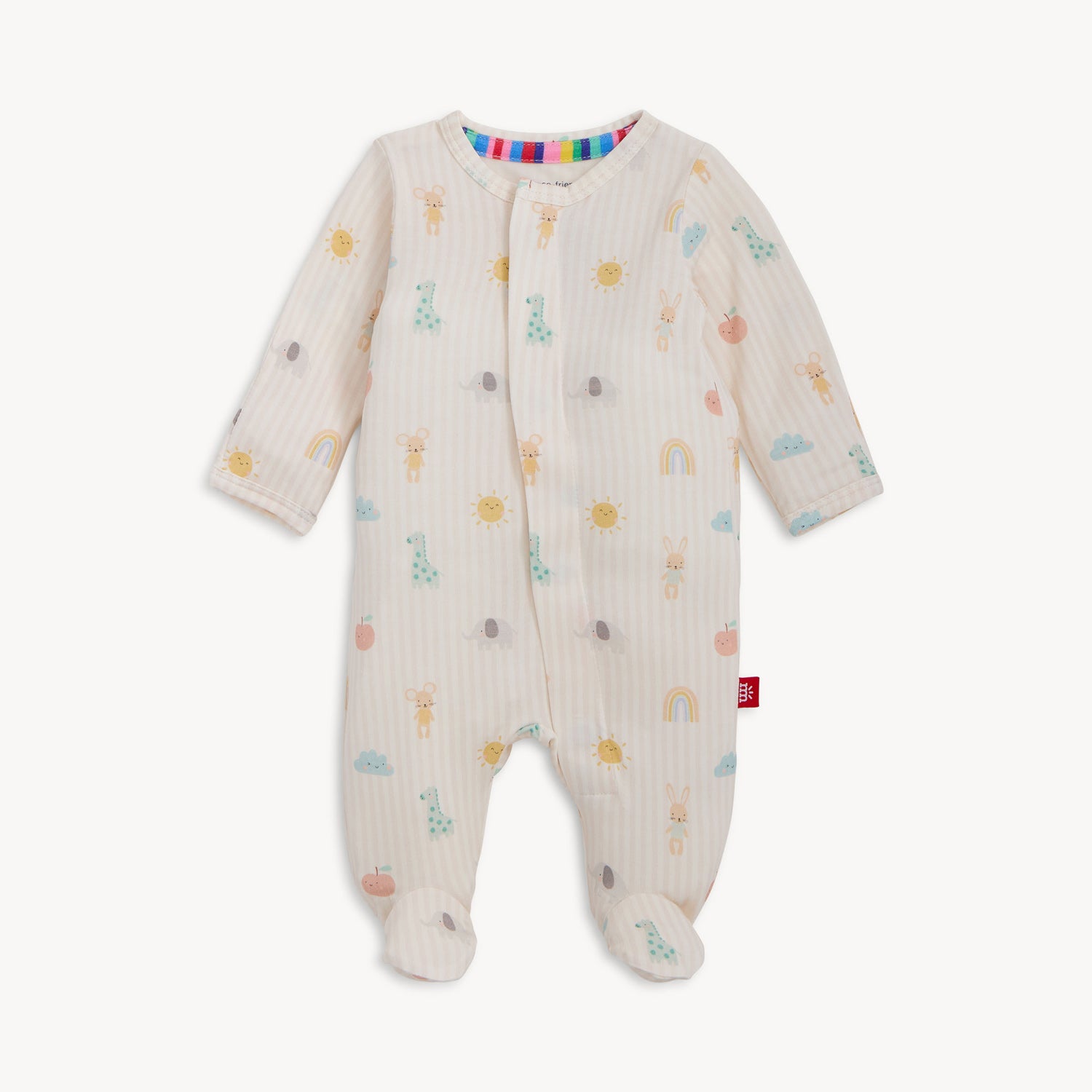 Lullaby Sky Modal Magnetic Footie: Pink
