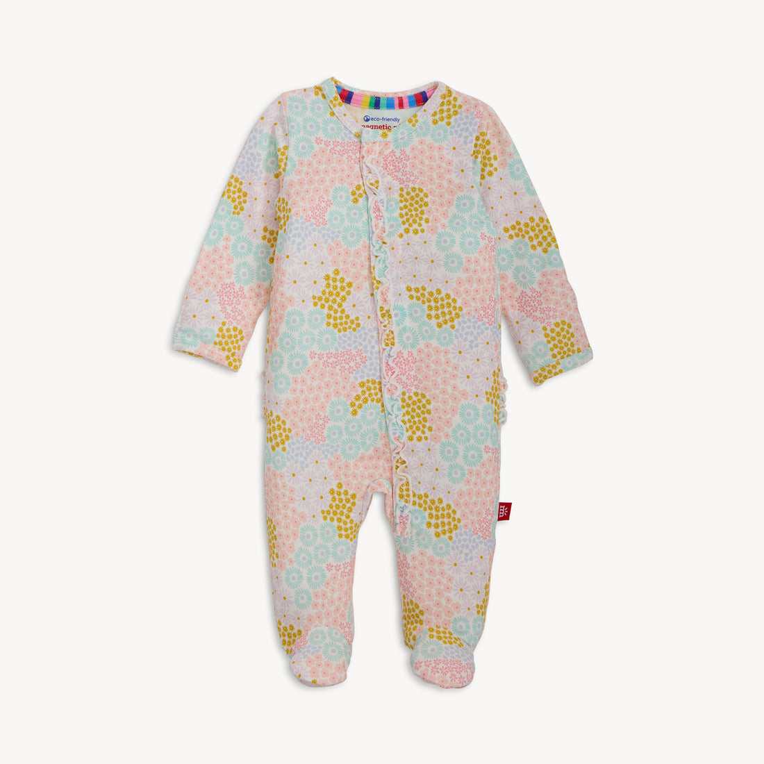 Harper Modal Magnetic Footie w/Ruffle