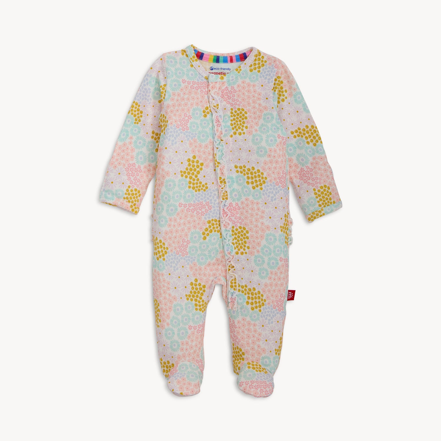 Harper Modal Magnetic Footie w/Ruffle