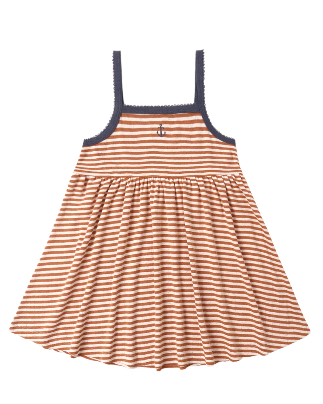 Lea Dress: Poppy Stripe