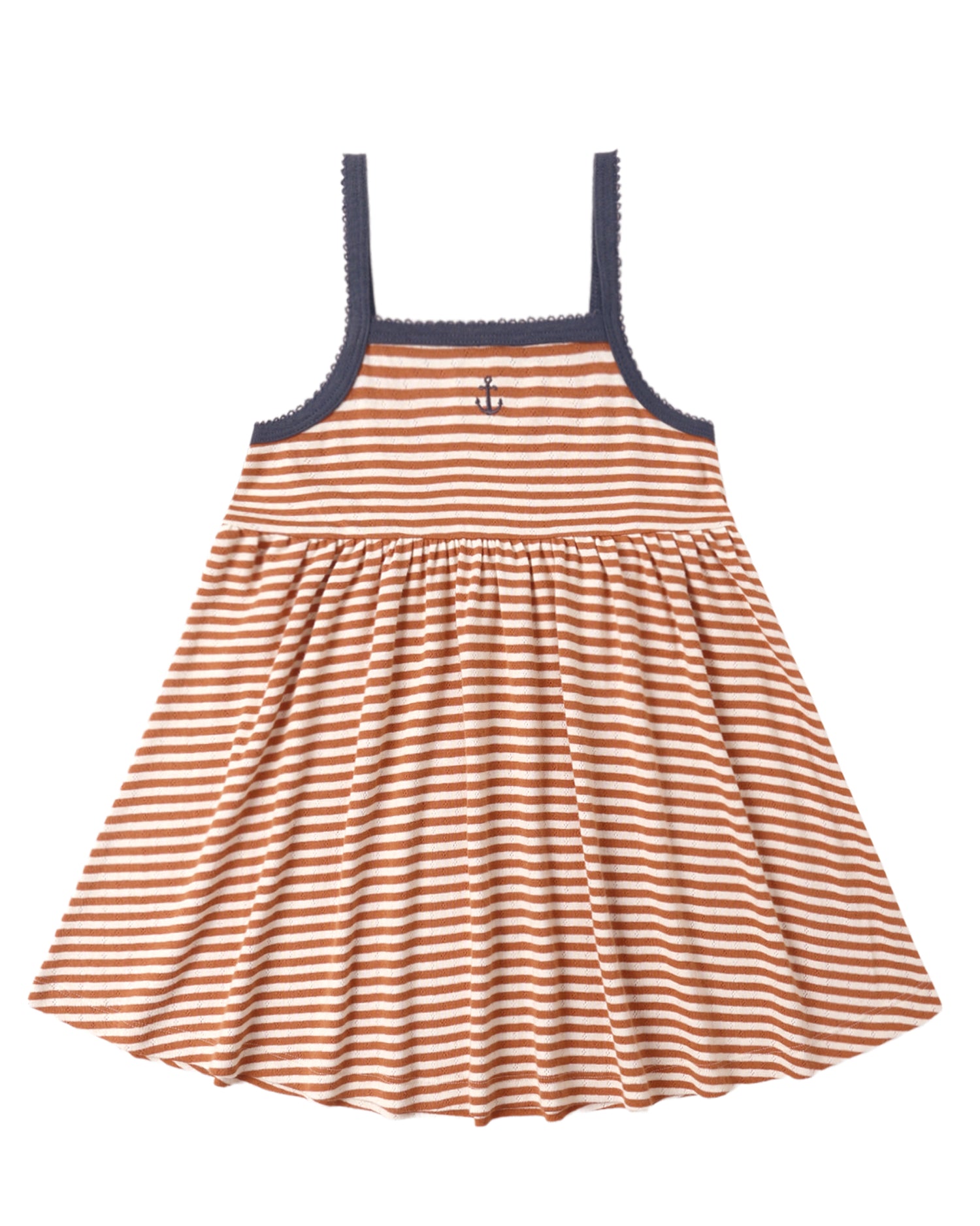 Lea Dress: Poppy Stripe