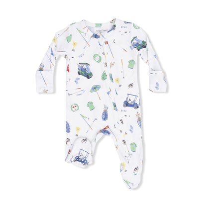 Golf Things 2 Way Zipper Footie