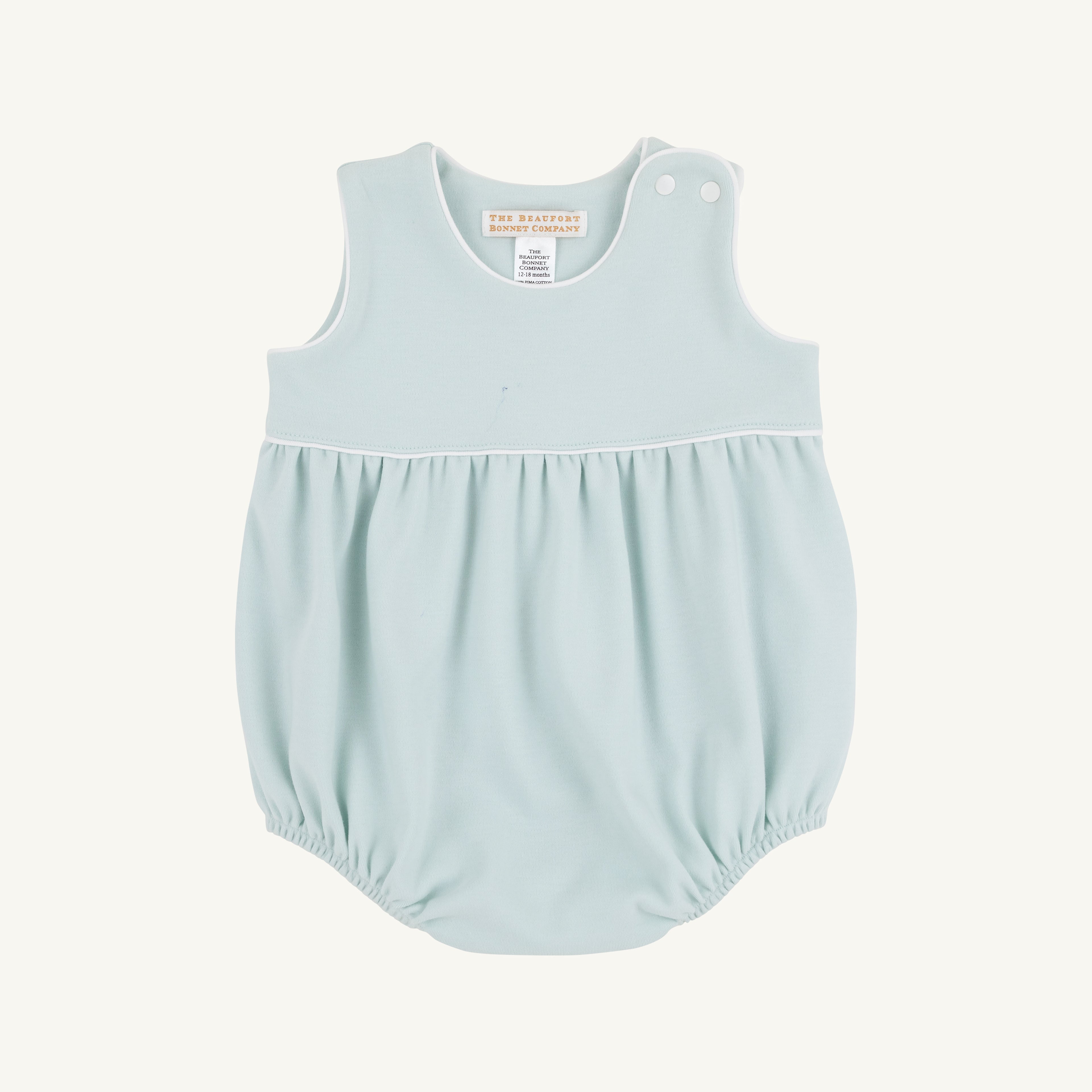 TBBC Heavy Weight Knit Barlett Bubble: Old Greenwich Green/Worth Ave White