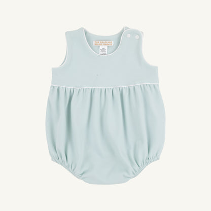 TBBC Heavy Weight Knit Barlett Bubble: Old Greenwich Green/Worth Ave White