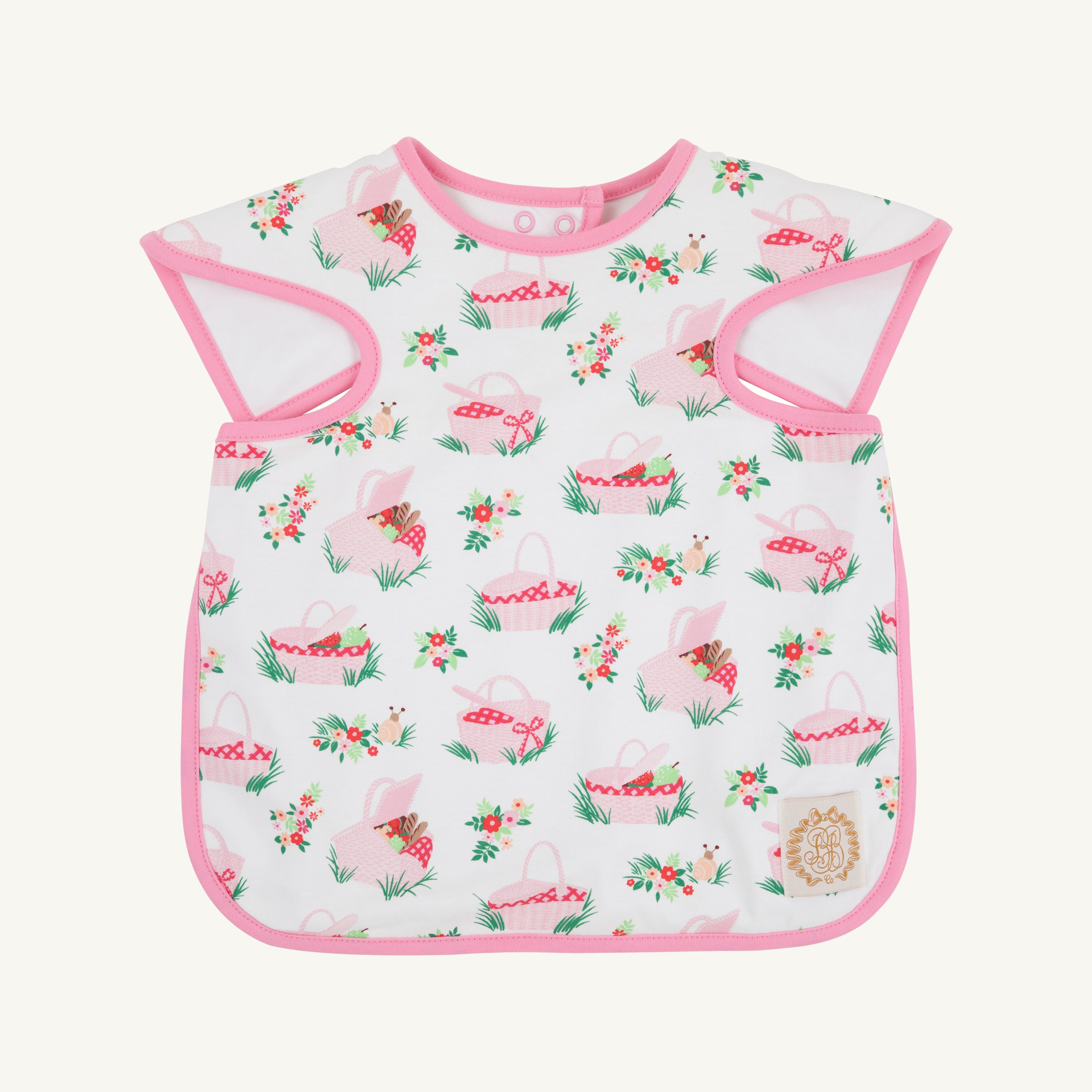 TBBC Big Bite Bib: Pink Picnic Pack/Hamptons Hot Pink