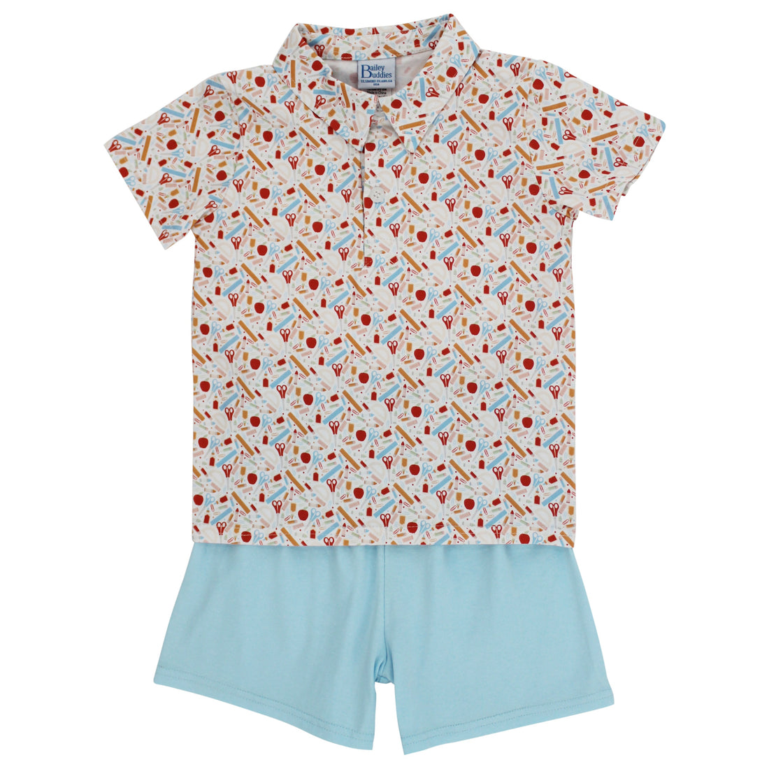 School Days Boys Short Set