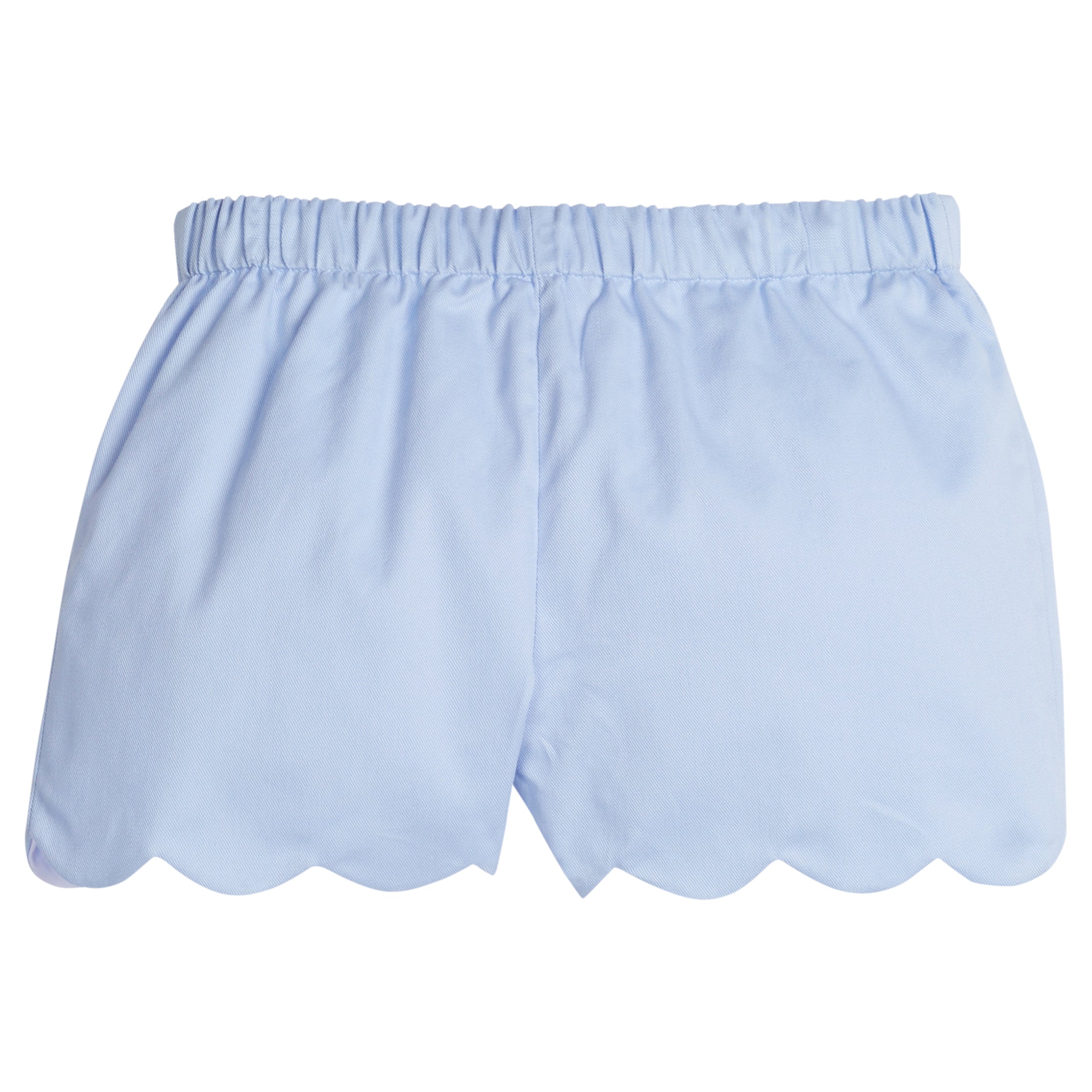 Scallop Short: Breeze Blue Twill