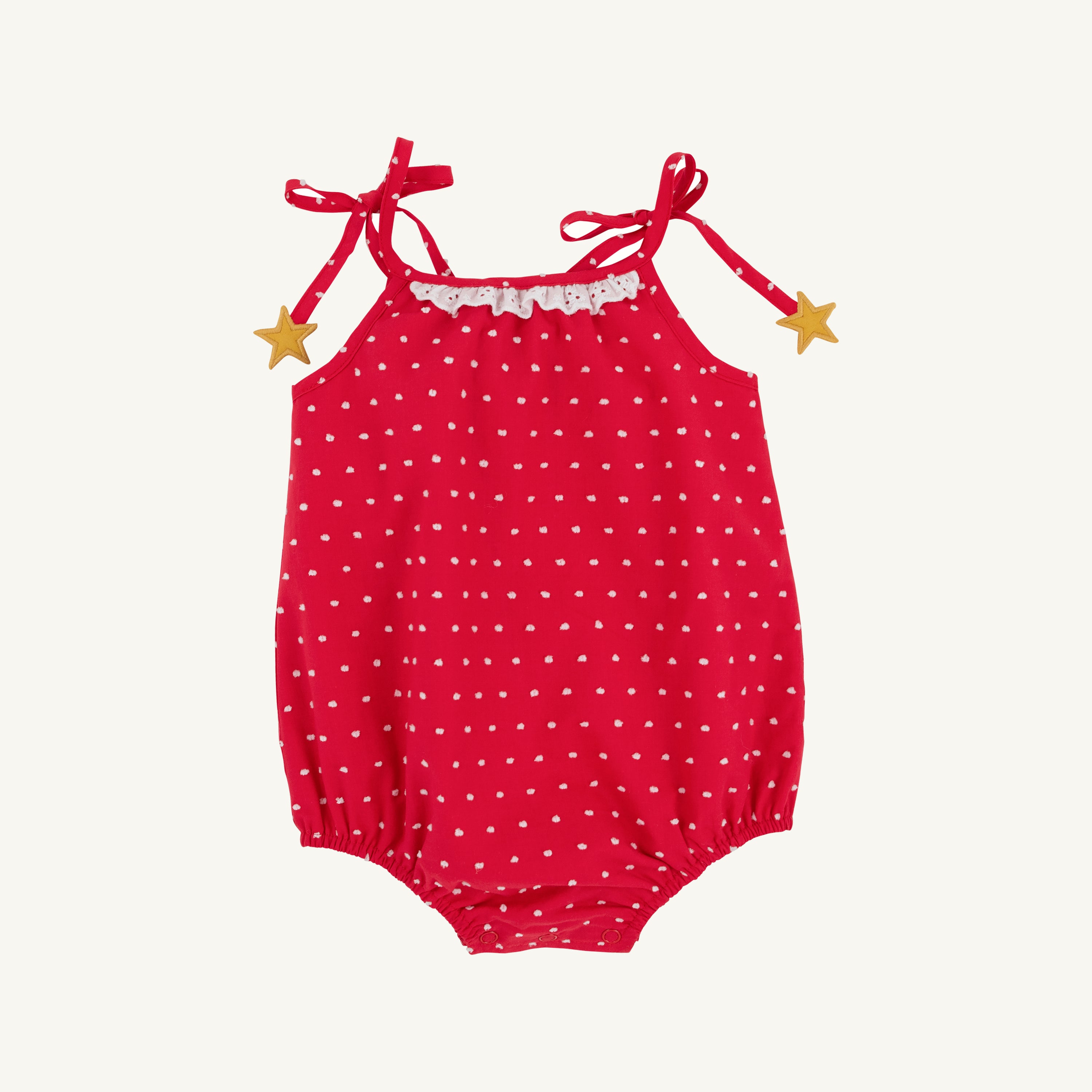 TBBC Junie B Bubble: Richmond Red and Worth Ave White Dallas Dot