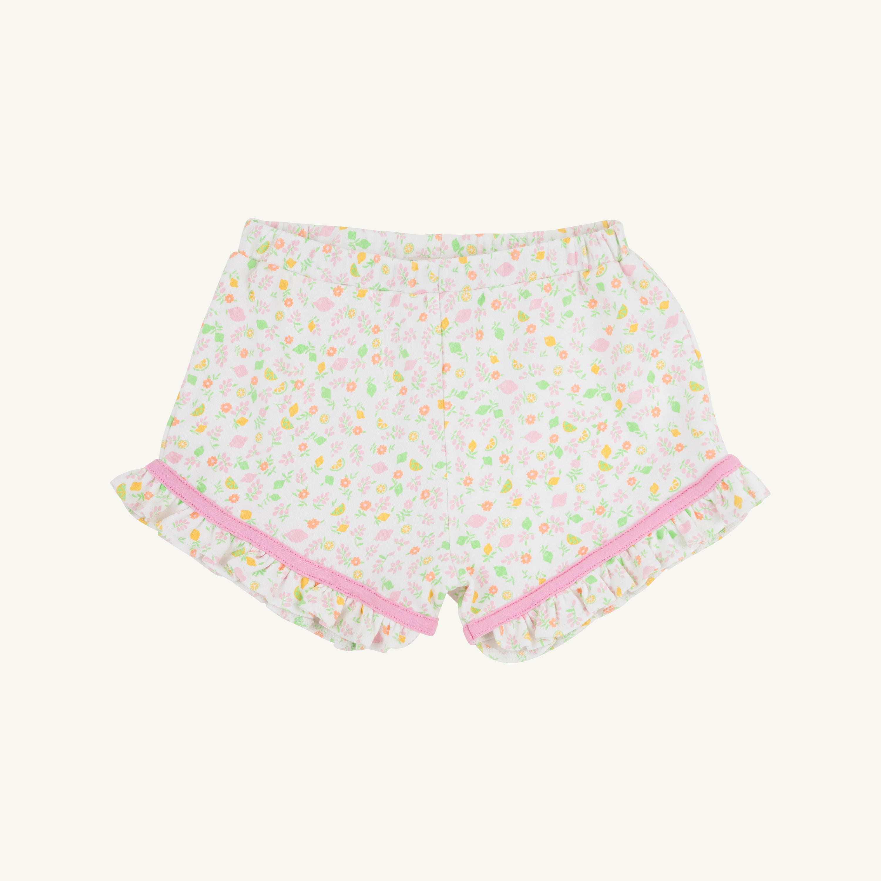 TBBC Shelby Anne Shorts: Citrus Style/Worth Ave White