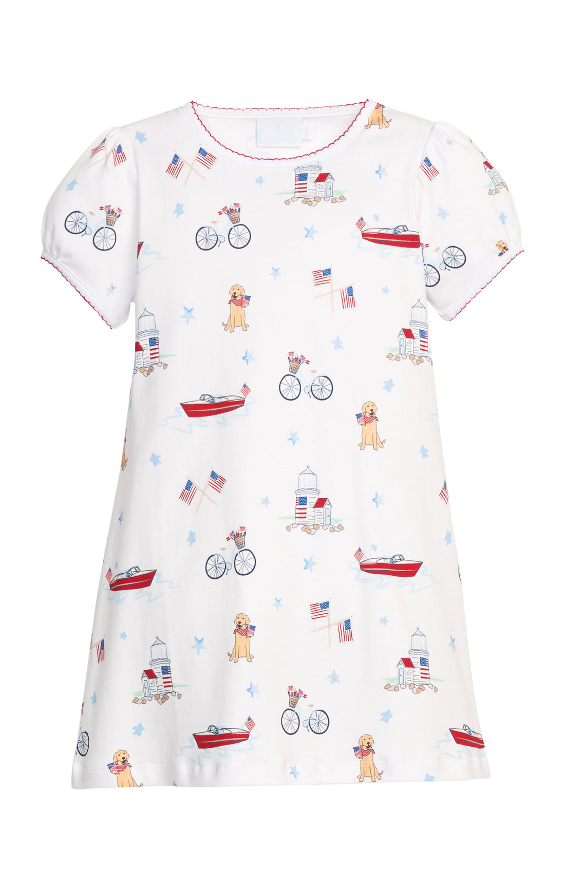 Printed T-Shirt Dress: Coastal Summer