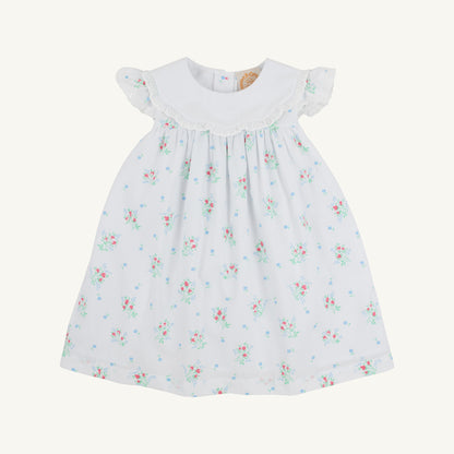 Franny Frock - Broadcloth: Lancaster Gate Garden/Worth Ave White