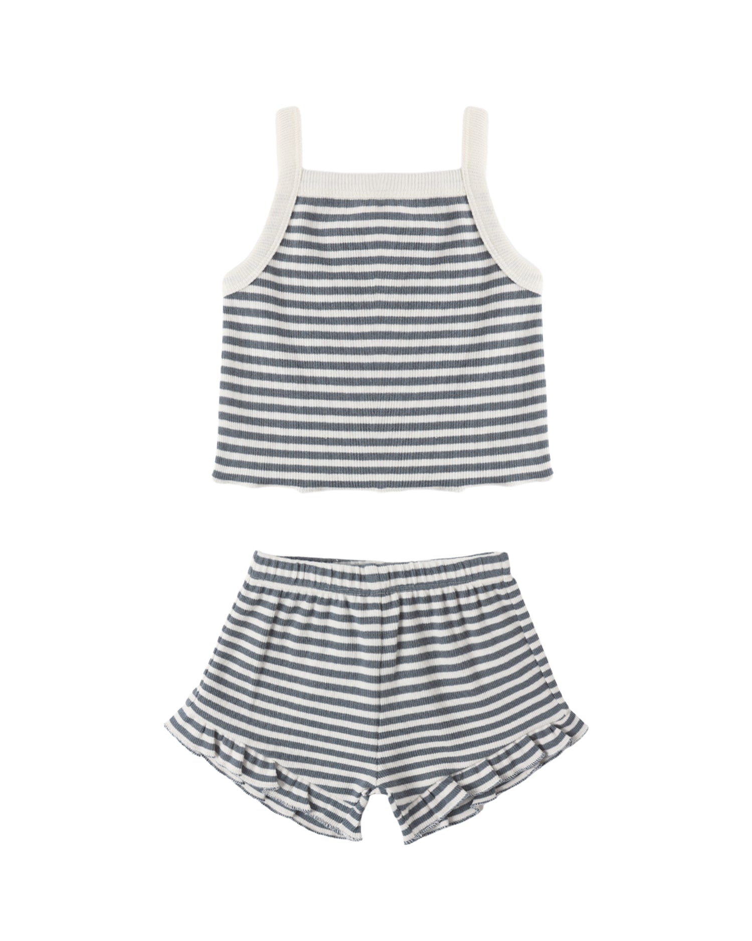 Evie Tank + Shortie: Ocean Stripe