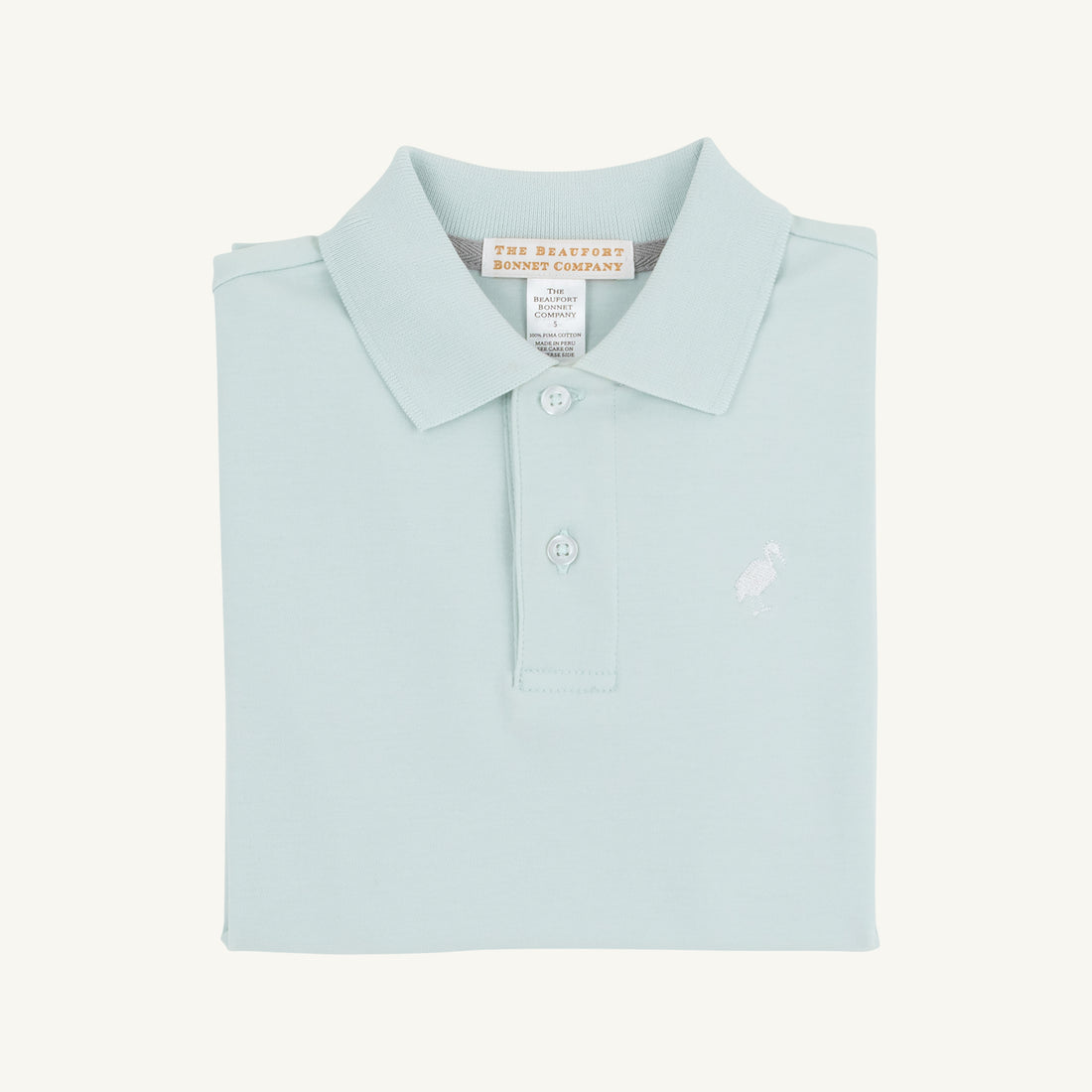 TBBC SS Pima Prim And Proper Polo: Old Greenwich Green/Worth Ave White
