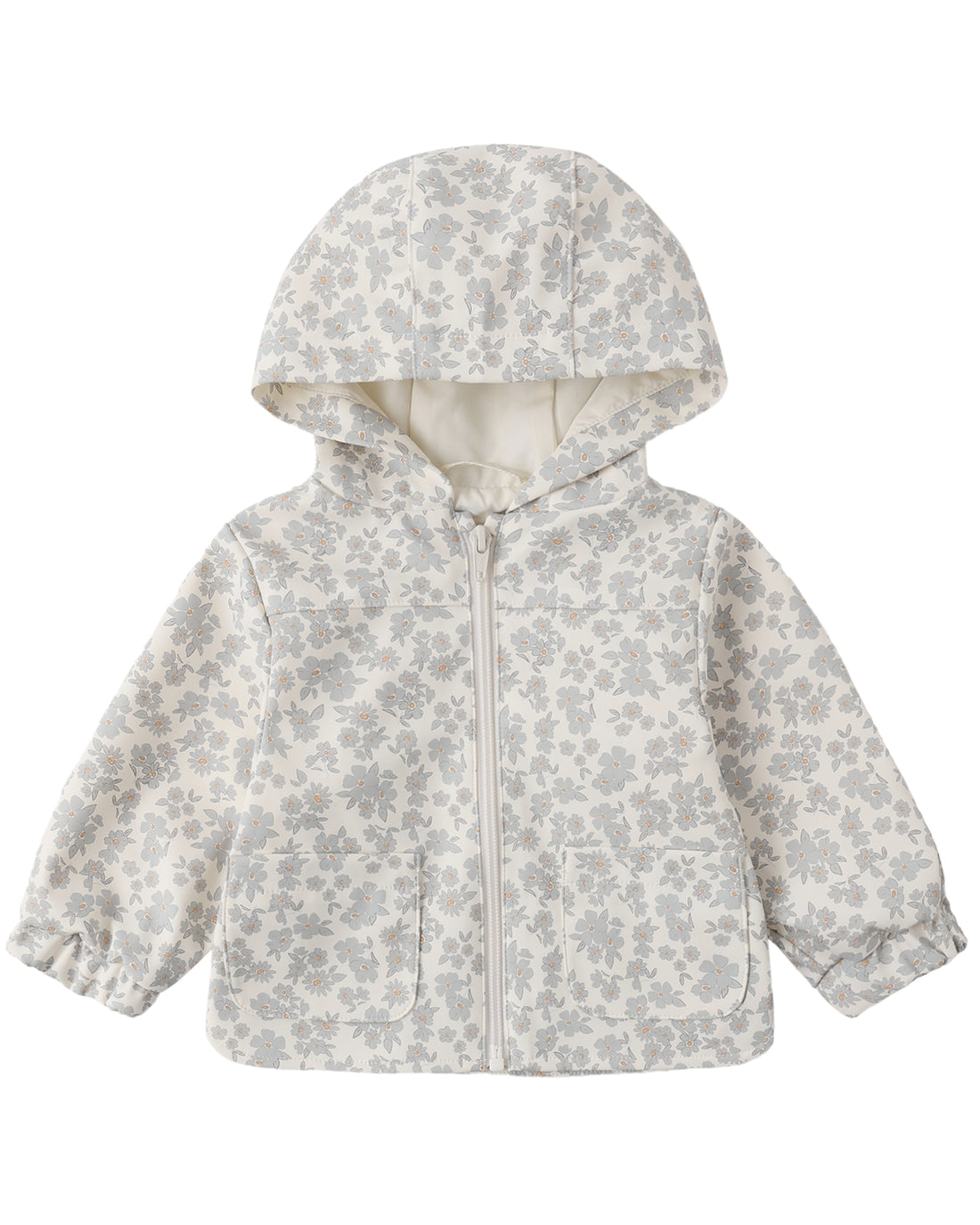 Rain Coat: Blue Floral